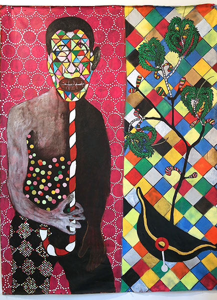 Spectral return of the other at the masked ball Retour spectral de l’autre au bal masqué 2014 - Karl Jean-Guerly Pétion 